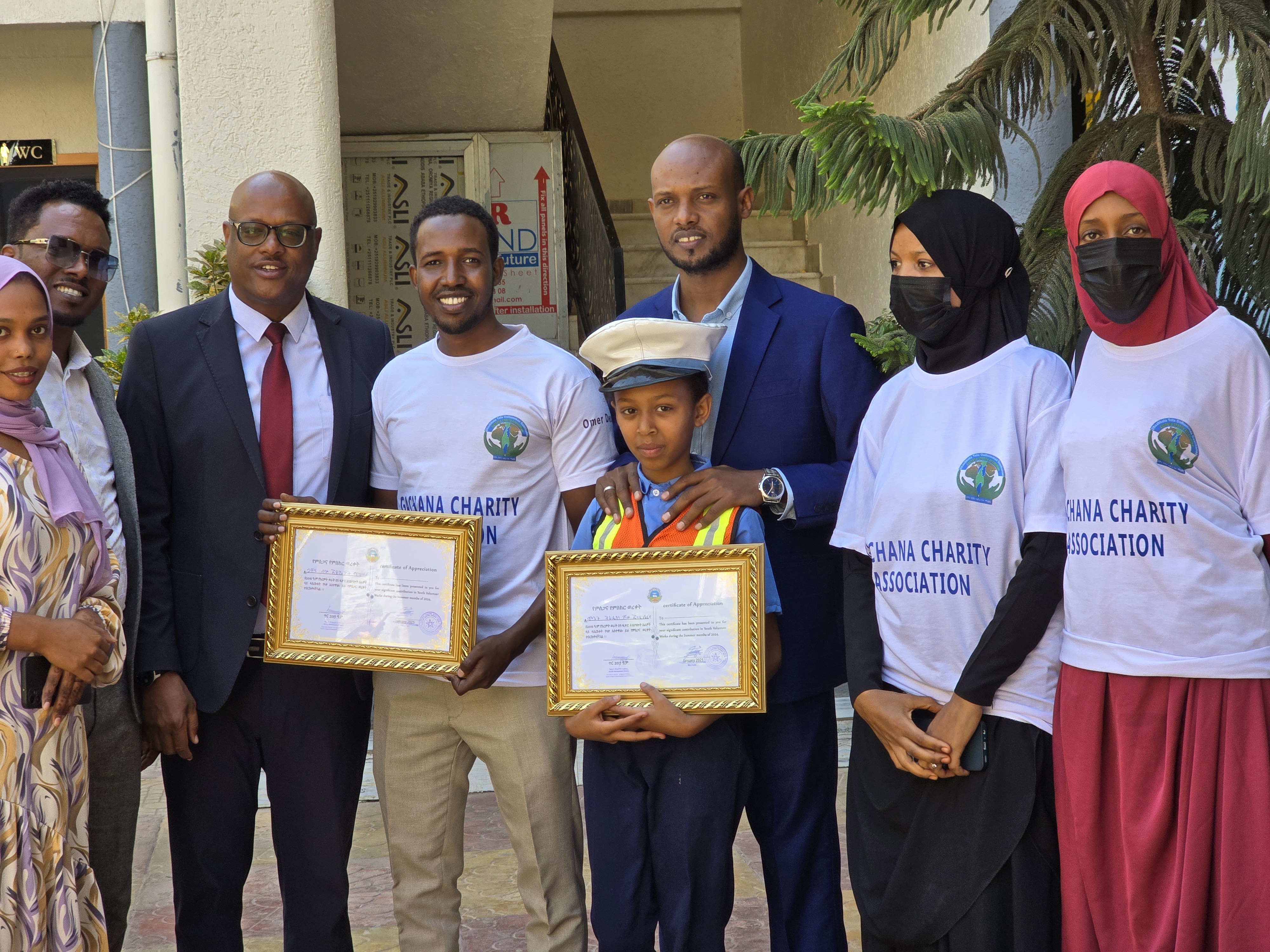 Youth taking part in a Gachana Charity Association program